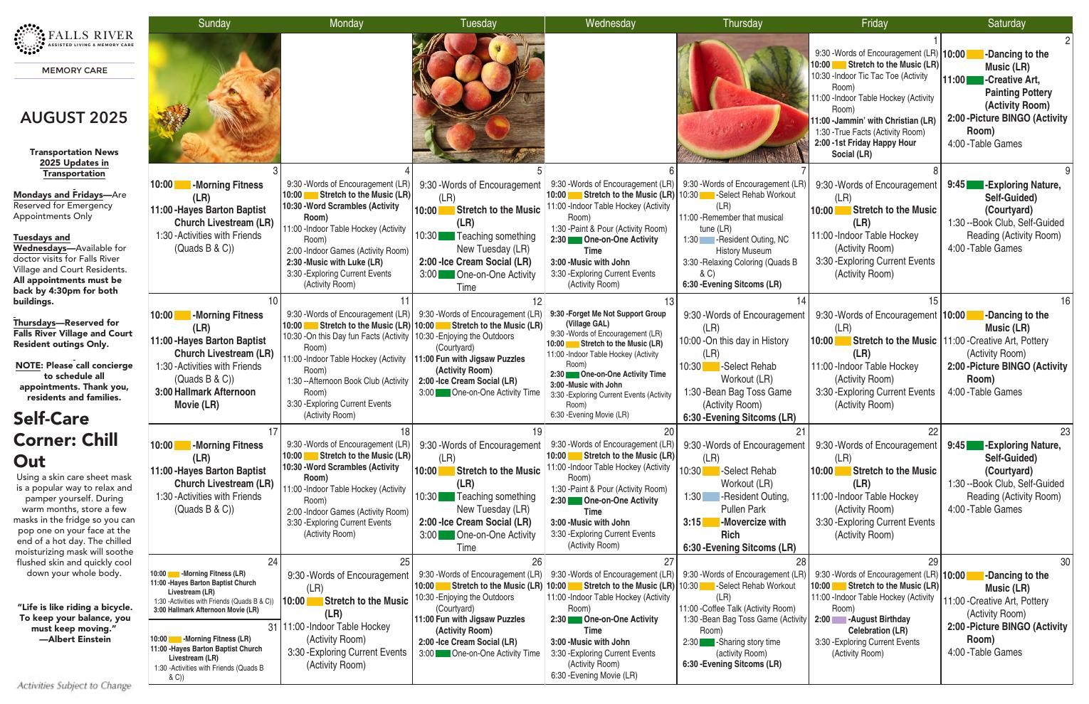  Event Calendar