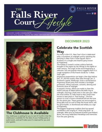 Memory Care Current Newsletter