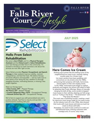 Memory Care Current Newsletter